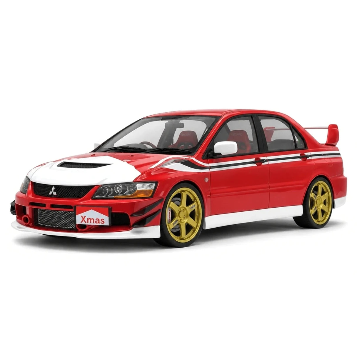 AGU Mitsubishi 2005 Lancer Evo IX Christmas Edition 1:18 – Verzamelbare resin model resin