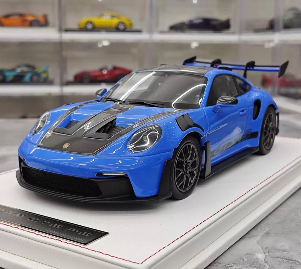AI Model Porsche 2023 911 992 GT3 RS Deep Blue 1:18 – Collectible Resin Model Resin