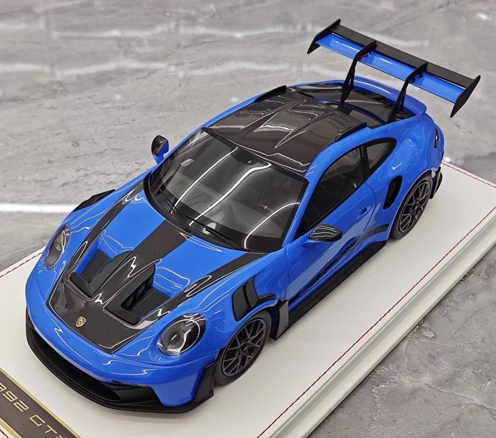 AI Model Porsche 2023 911 992 GT3 RS Deep Blue 1:18 – Collectible Resin Model Resin