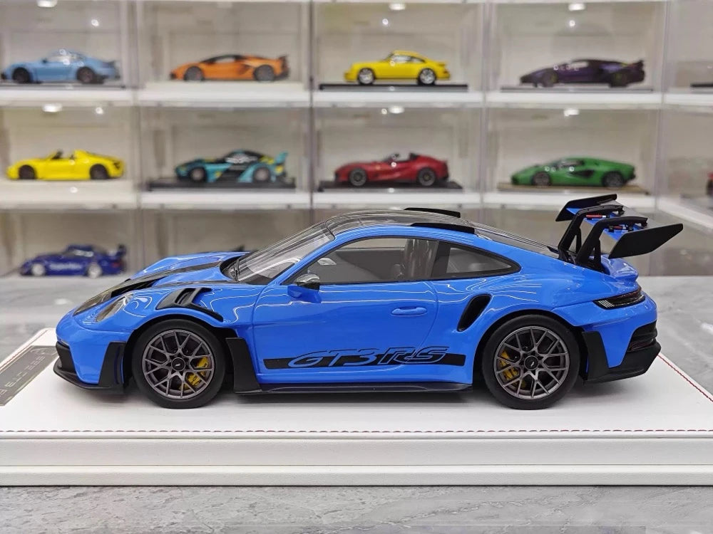 AI Model Porsche 2023 911 992 GT3 RS Deep Blue 1:18 – Collectible Resin Model Resin