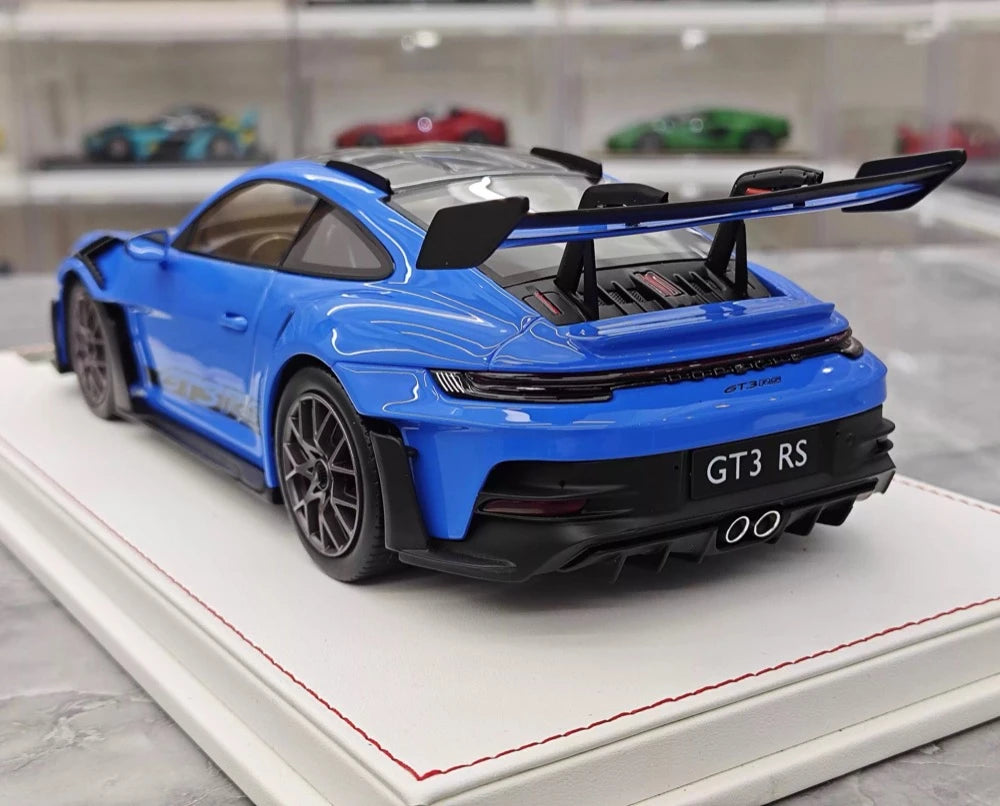 AI Model Porsche 2023 911 992 GT3 RS Deep Blue 1:18 – Collectible Resin Model Resin