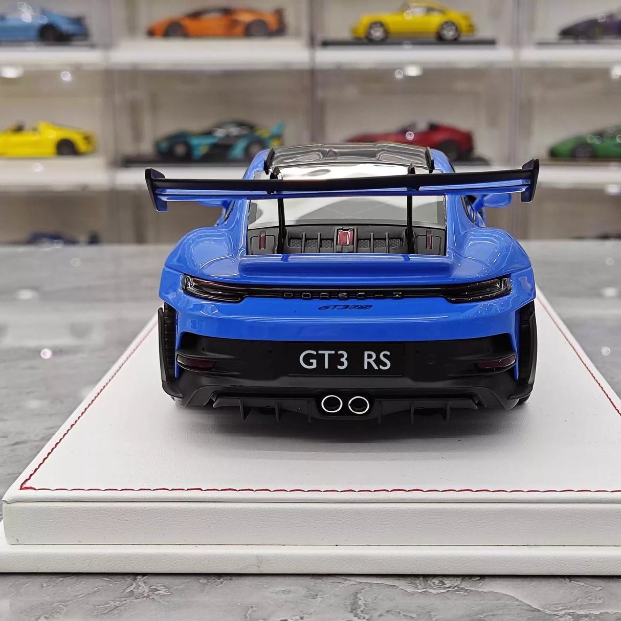 AI Model Porsche 2023 911 992 GT3 RS Deep Blue 1:18 – Collectible Resin Model Resin