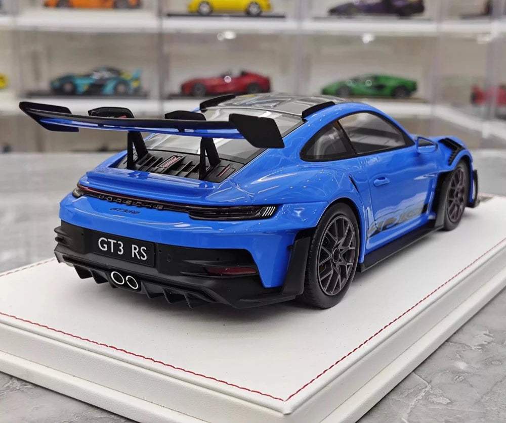 AI Model Porsche 2023 911 992 GT3 RS Deep Blue 1:18 – Collectible Resin Model Resin