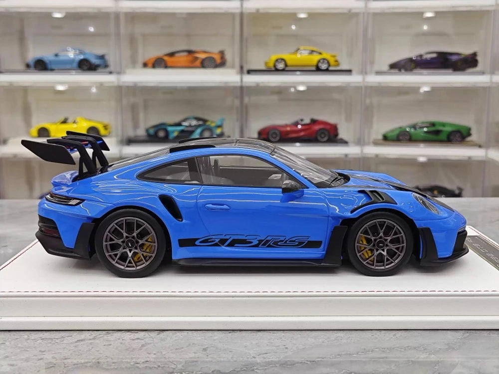 AI Model Porsche 2023 911 992 GT3 RS Deep Blue 1:18 – Collectible Resin Model Resin