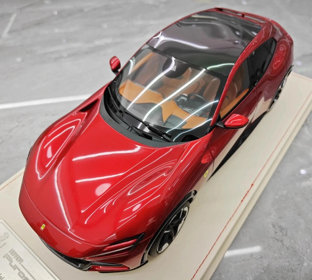 AT Ferrari 2023 Purosangue Magenta 1:18 – Collectible Resin Model Resin