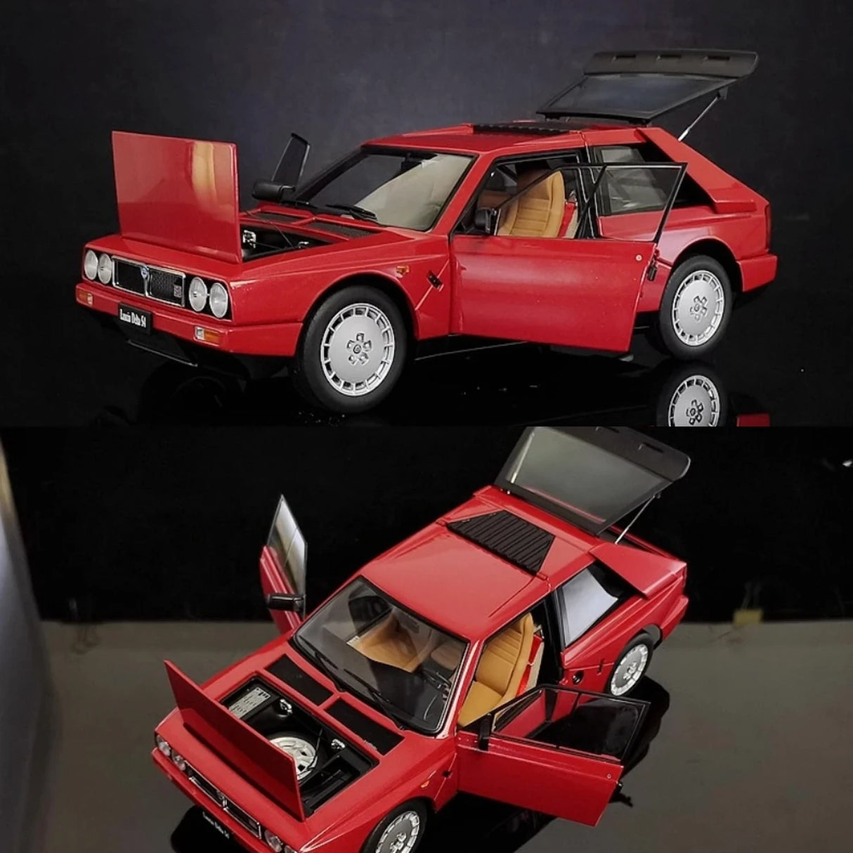 AutoArt Lancia 1985 Delta S4 Red 1:18 – Kolekcjonerski model odlewany