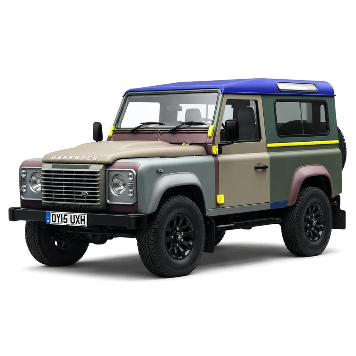 Almost Real Land Rover 2015 Defender Edycja 1:18 Paula Smitha z lat 90 – Kolekcjonerski model odlewany