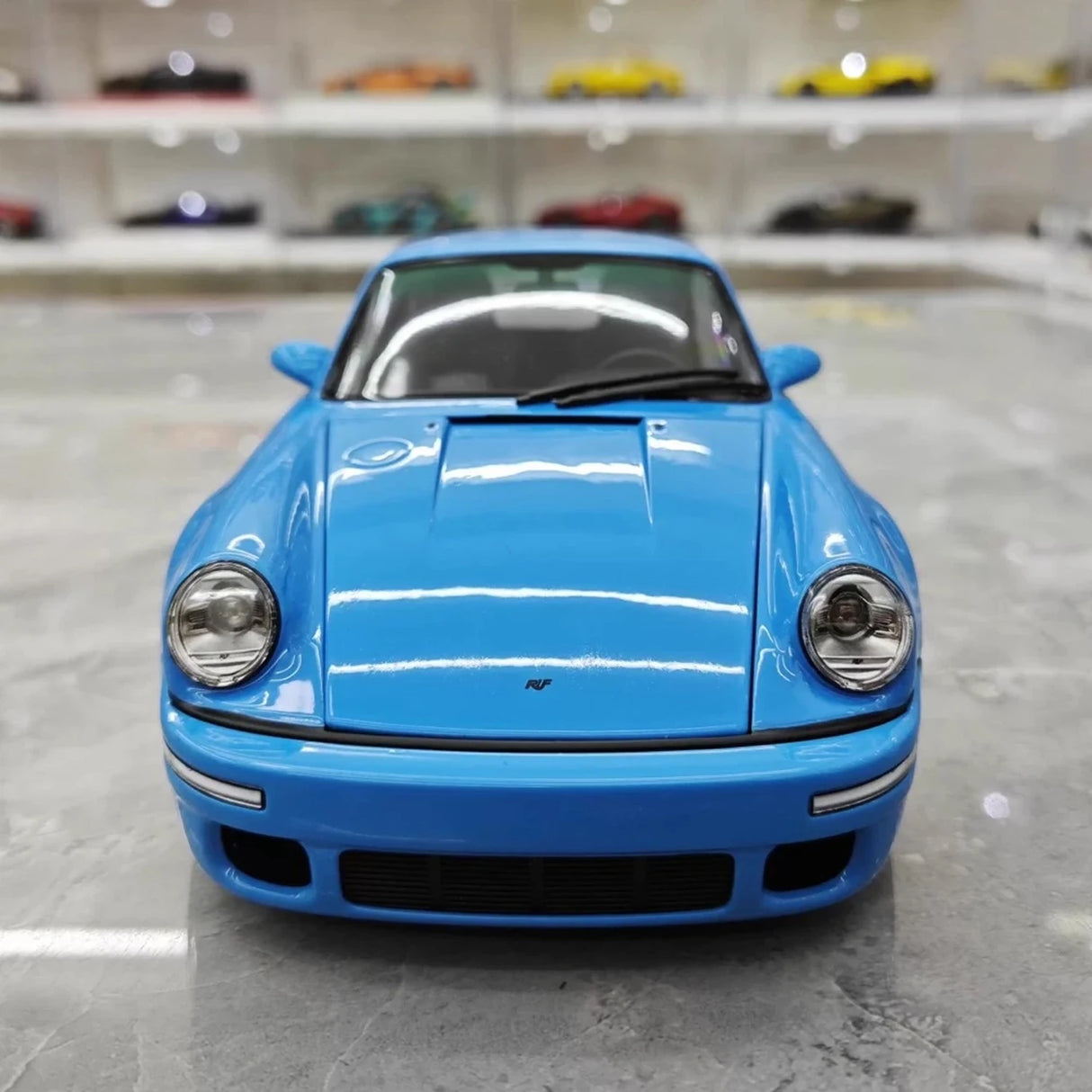 Almost Real Porsche 2022 911 RUF SCR Blue 1:18 – Collectible Diecast Model Die-Cast