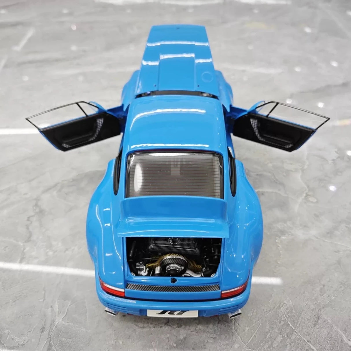 Almost Real Porsche 2022 911 RUF SCR Blue 1:18 – Collectible Diecast Model Die-Cast