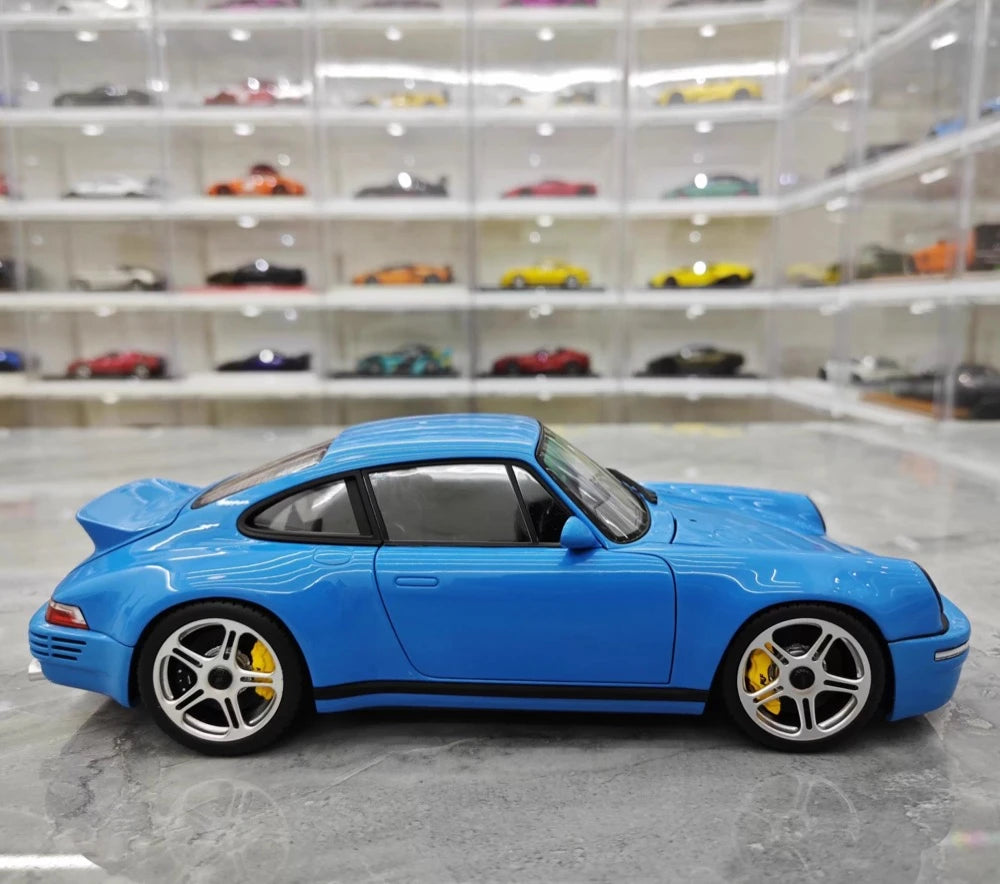 Almost Real Porsche 2022 911 RUF SCR Blue 1:18 – Collectible Diecast Model Die-Cast