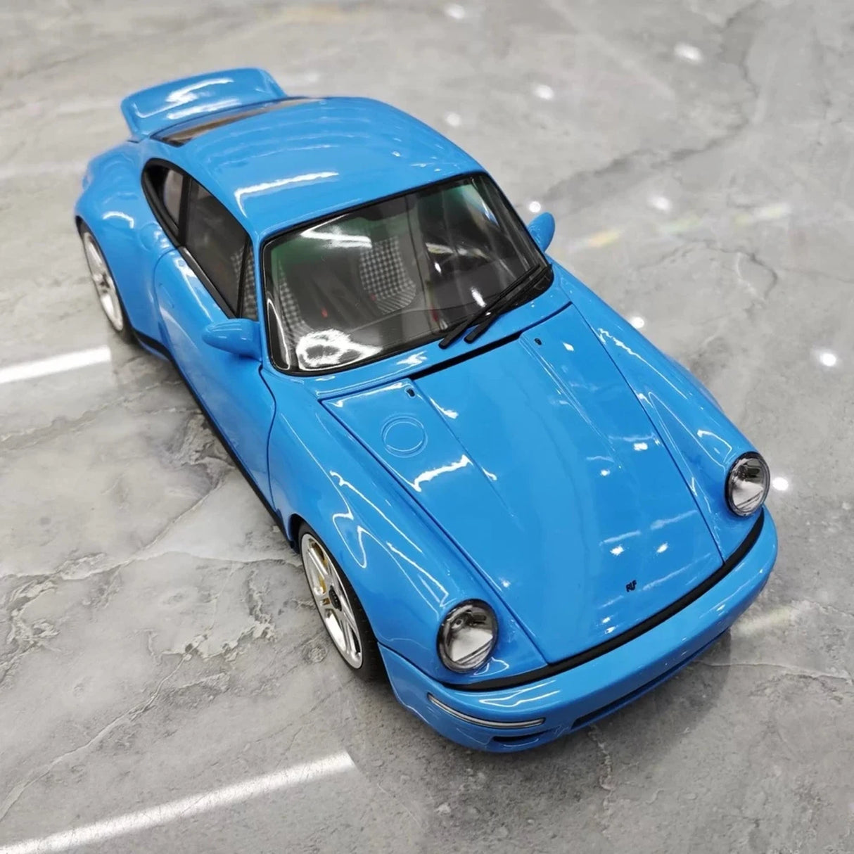 Almost Real Porsche 2022 911 RUF SCR Blue 1:18 – Collectible Diecast Model Die-Cast