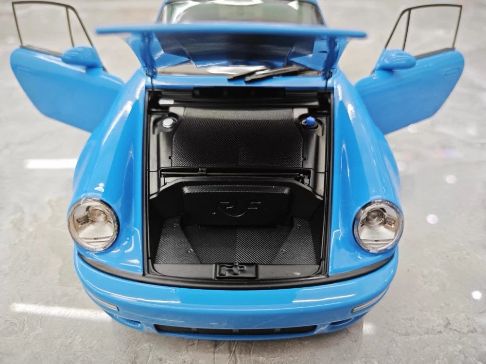 Almost Real Porsche 2022 911 RUF SCR Blue 1:18 – Collectible Diecast Model Die-Cast