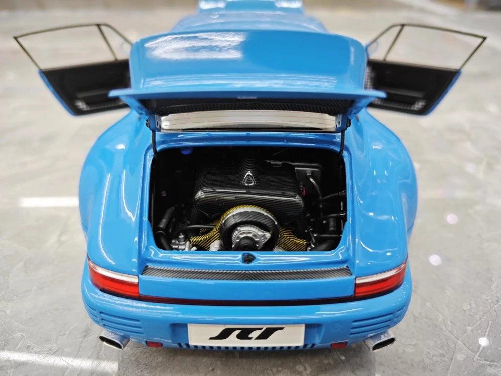 Almost Real Porsche 2022 911 RUF SCR Blue 1:18 – Collectible Diecast Model Die-Cast