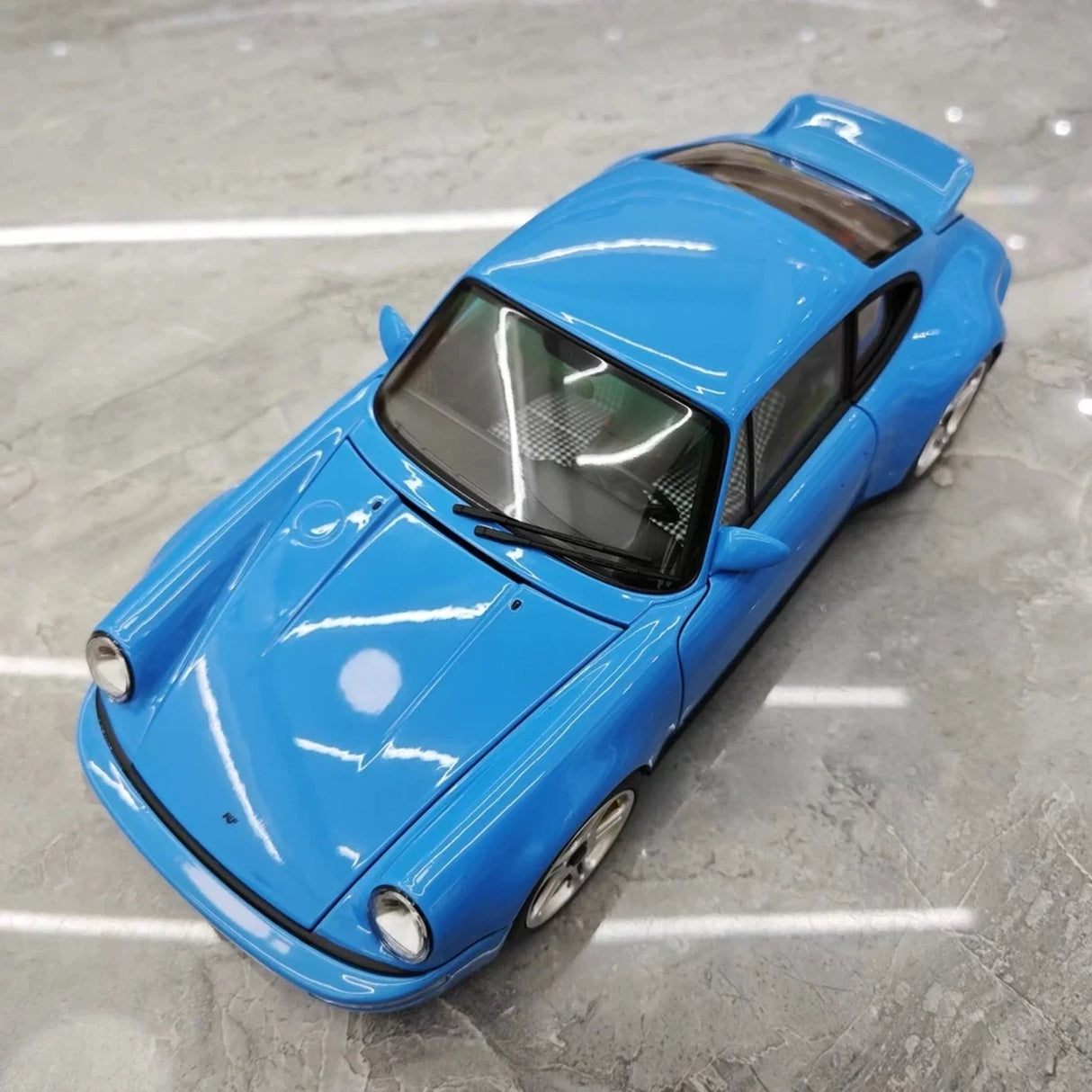 Almost Real Porsche 2022 911 RUF SCR Blue 1:18 – Collectible Diecast Model Die-Cast