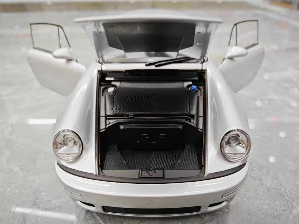 Almost Real Porsche 2022 911 RUF SCR Silver 1:18 – Collectible Diecast Model Die-Cast