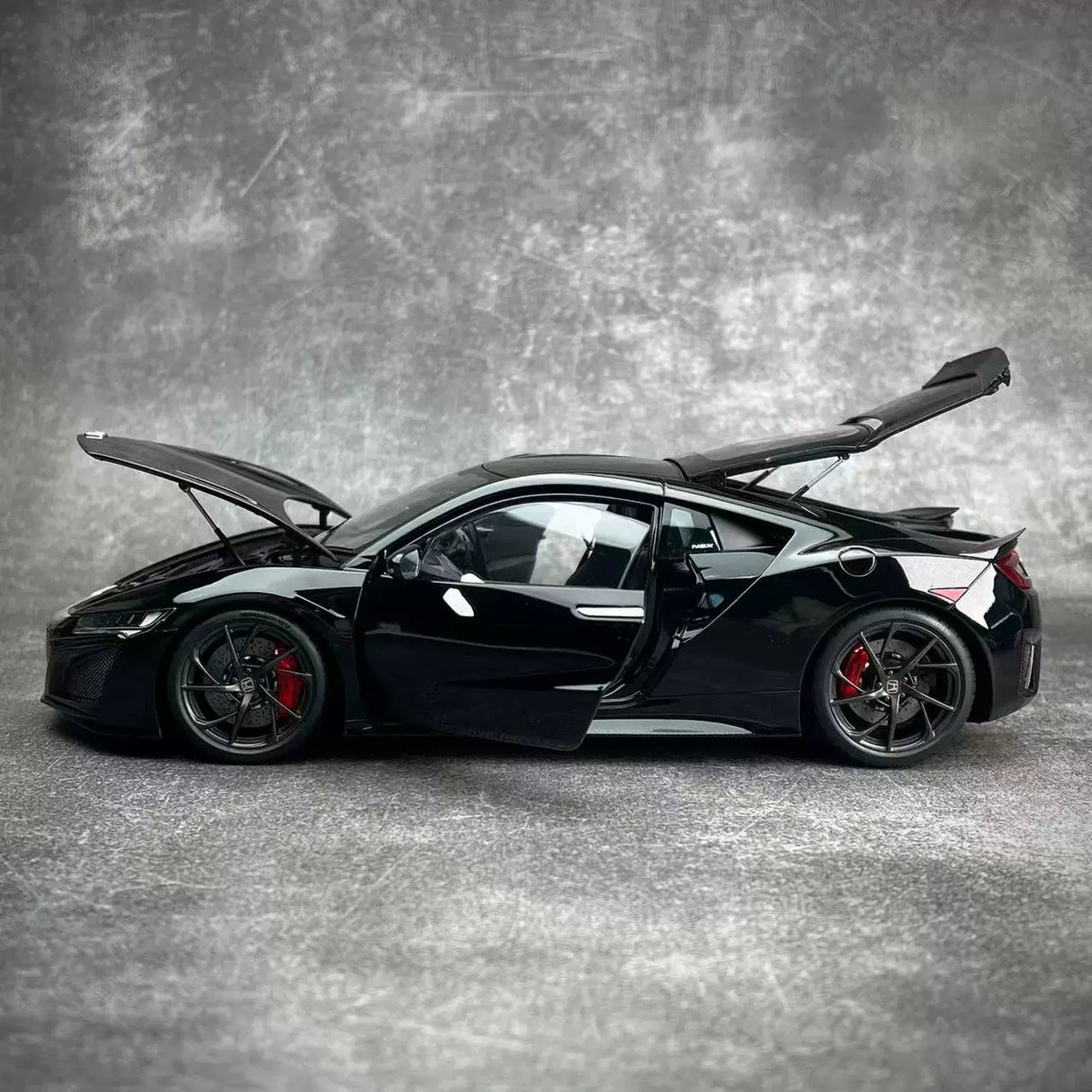 AutoArt Acura 2017 NSX Schwarze 1:18 – Sammelobjekt aus Druckguss