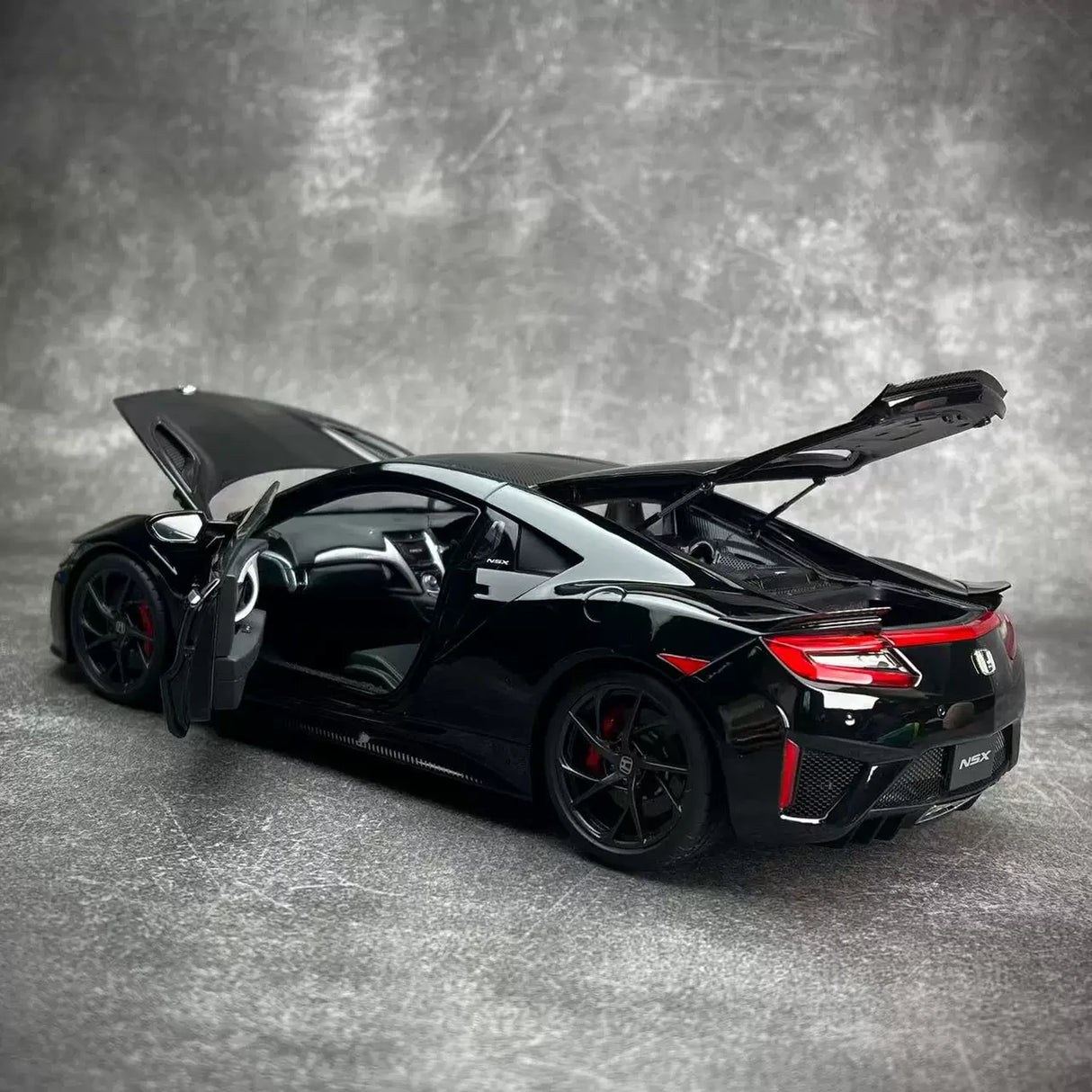 AutoArt Acura 2017 NSX Schwarze 1:18 – Sammelobjekt aus Druckguss