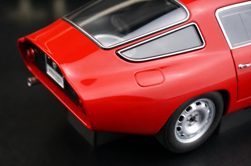 AutoArt Alfa Romeo 1963 Giulia TZ Red 1:18 – Modelo Colecionável de Metal Fundido