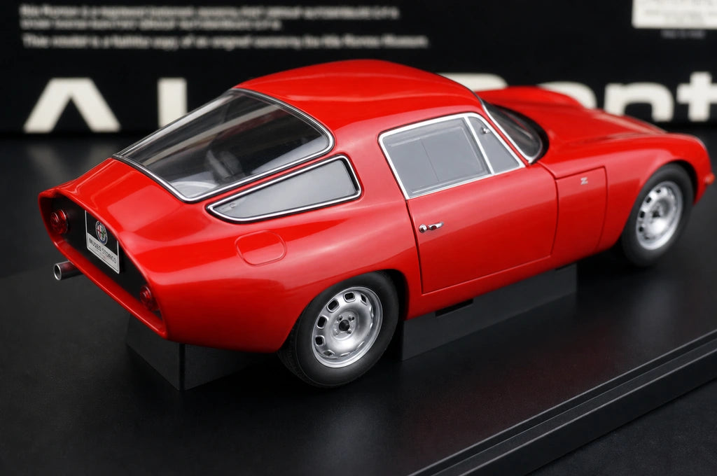 AutoArt Alfa Romeo 1963 Giulia TZ Red 1:18 – Modelo Colecionável de Metal Fundido