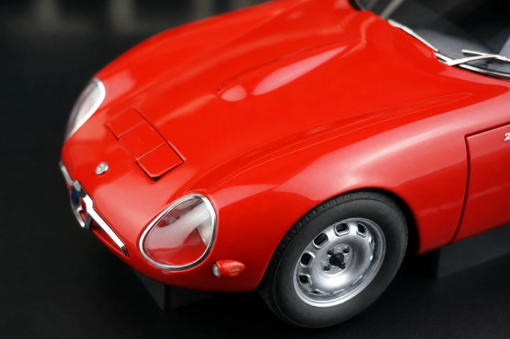 AutoArt Alfa Romeo 1963 Giulia TZ Red 1:18 – Modelo Colecionável de Metal Fundido