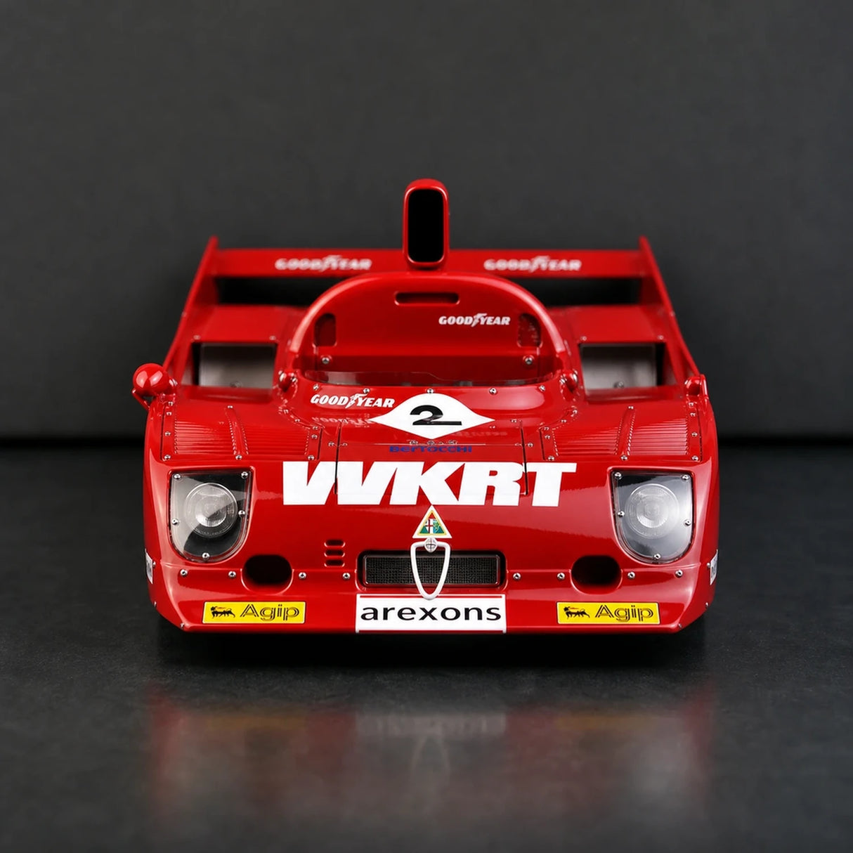 Alfa Romeo 1975 33TT12 #2 1:18 modelo colecionável em fundição por AutoArt - ver 1