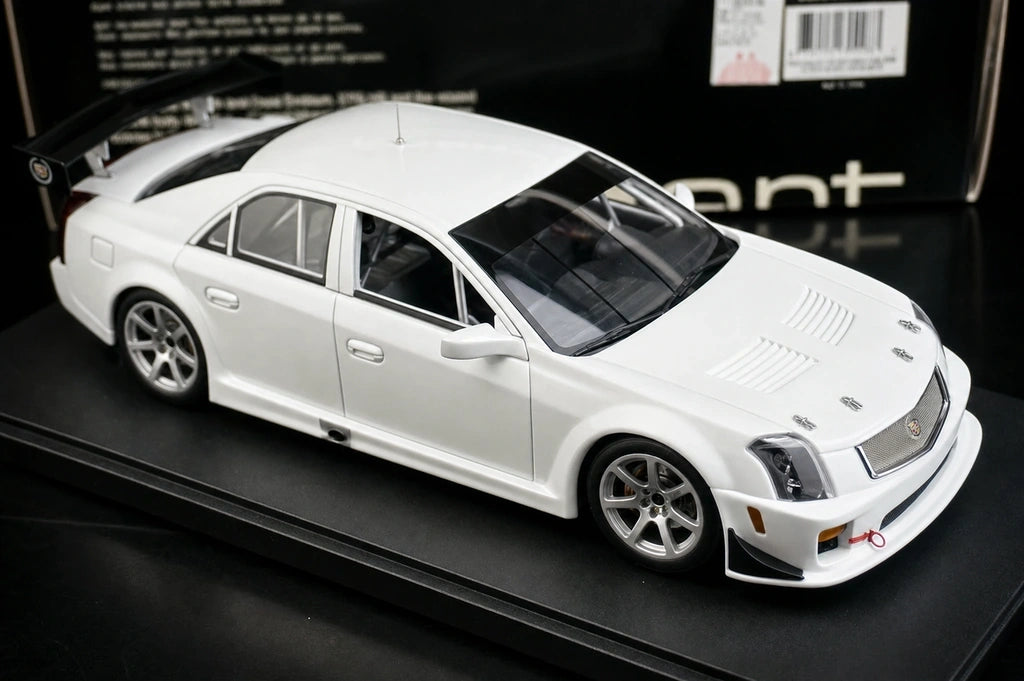 AutoArt Cadillac 2004 CTS-V White Red Accent 1:18 – Collectible Diecast Model Die-Cast