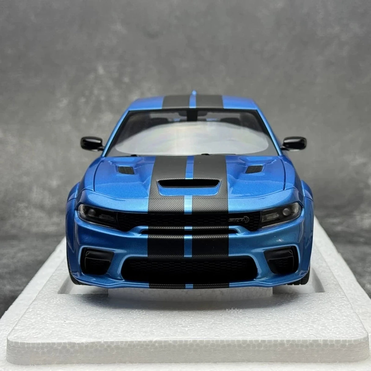 AutoArt Dodge 2020 Charger R-T Scat Pack Widebody Blue 1:18 – Collectible Diecast Model Die-Cast