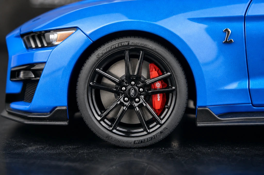 AutoArt Ford 2010 Shelby Mustang GT500 Blue 1:18 – Modello da collezione pressofuso