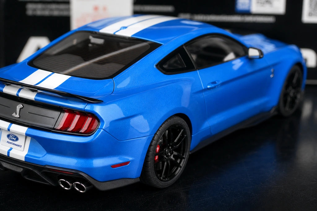 AutoArt Ford 2010 Shelby Mustang GT500 Blue 1:18 – Modello da collezione pressofuso