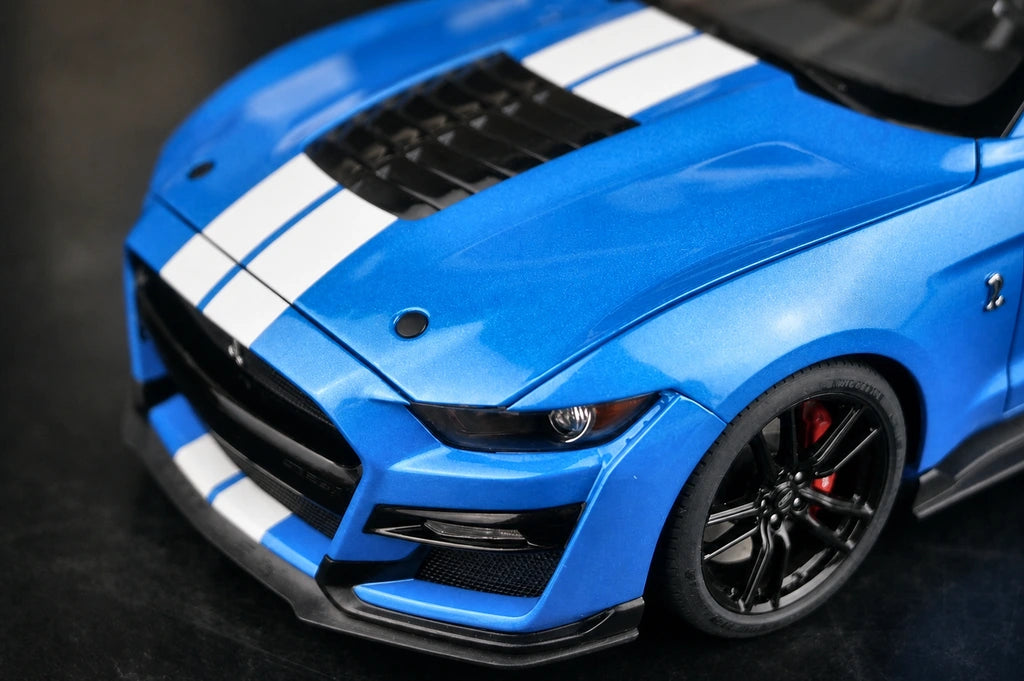 AutoArt Ford 2010 Shelby Mustang GT500 Blue 1:18 – Modello da collezione pressofuso