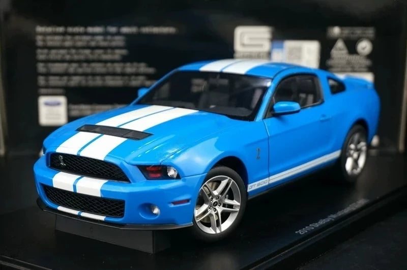 AutoArt Ford 2020 Mustang Shelby GT500 blå 1:18 – pressgjuten samlarmodell