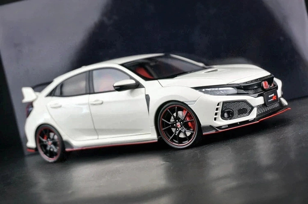 AutoArt Honda 2017 Civic Type-R FK8 White First Release 1:18 – Collectible Diecast Model Die-Cast