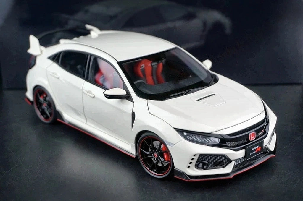 AutoArt Honda 2017 Civic Type-R FK8 White First Release 1:18 – Collectible Diecast Model Die-Cast