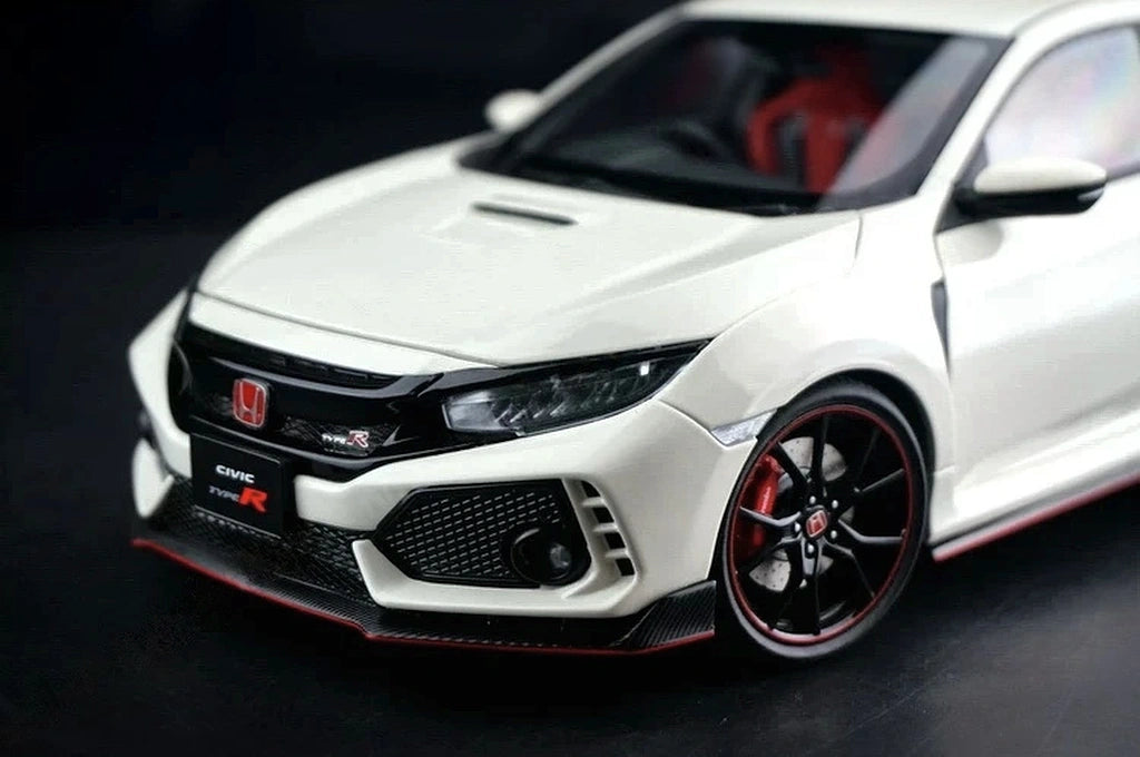AutoArt Honda 2017 Civic Type-R FK8 White First Release 1:18 – Collectible Diecast Model Die-Cast