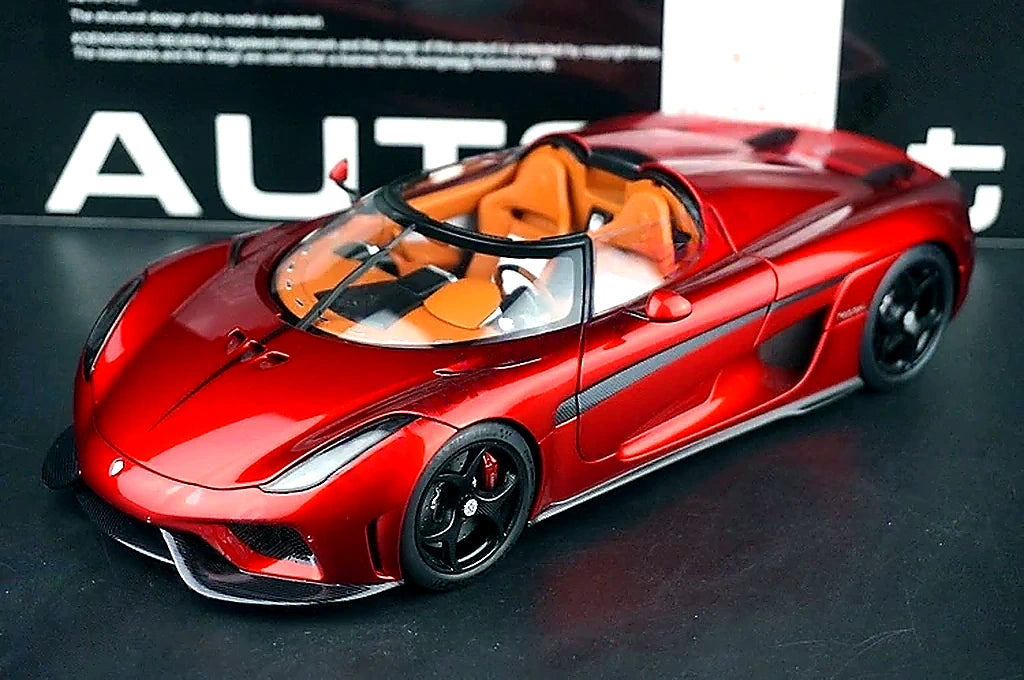 AutoArt Koenigsegg 2016 Regera Burgundy 1:18 – Modello da collezione pressofuso