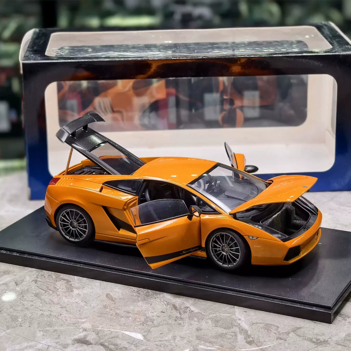 AutoArt Lamborghini 2007 Gallardo Superleggera Arancio Borealis 1:18 – Collectible Diecast Model Die-Cast