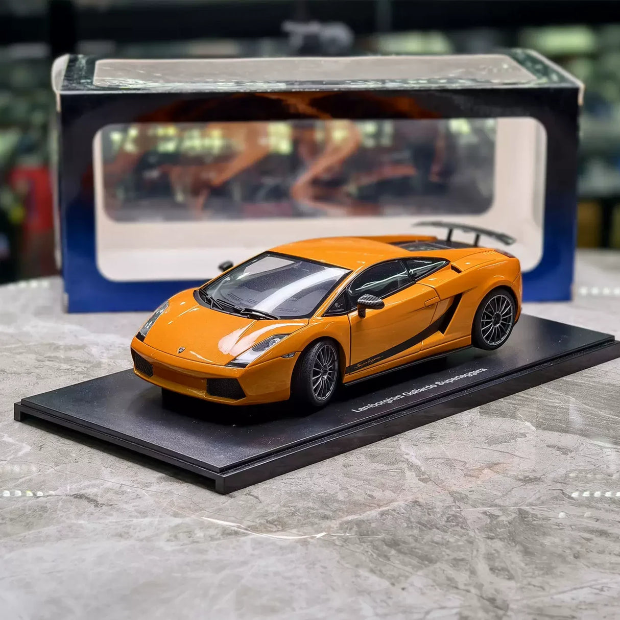 AutoArt Lamborghini 2007 Gallardo Superleggera Arancio Borealis 1:18 – Collectible Diecast Model Die-Cast