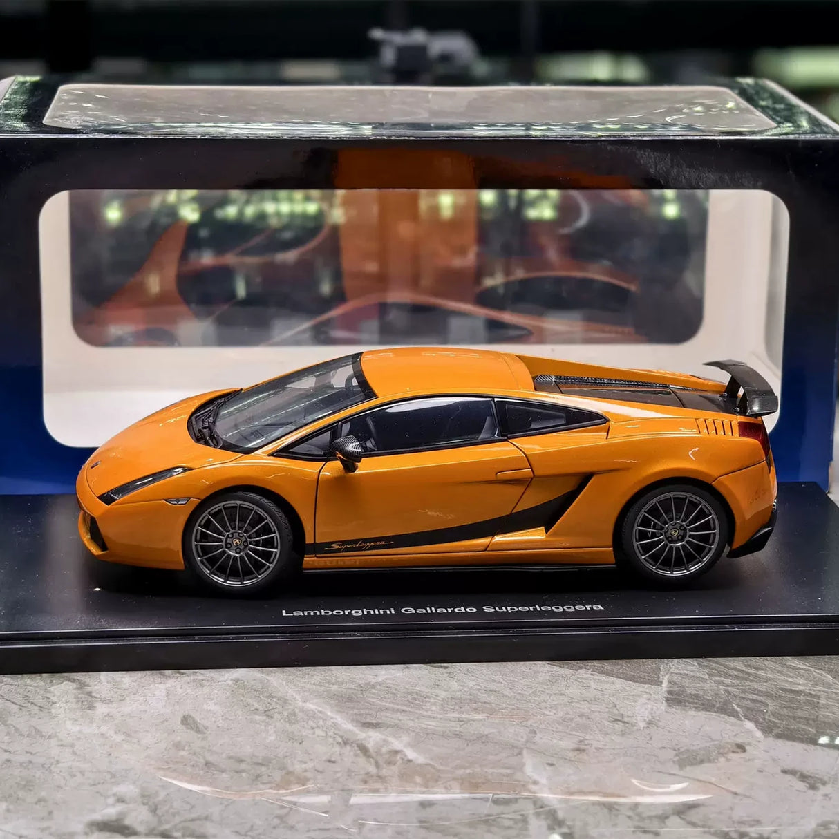 AutoArt Lamborghini 2007 Gallardo Superleggera Arancio Borealis 1:18 – Collectible Diecast Model Die-Cast