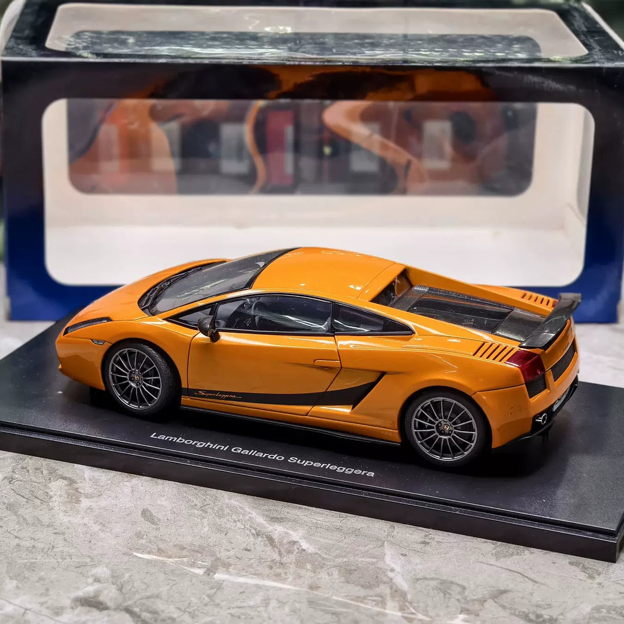 AutoArt Lamborghini 2007 Gallardo Superleggera Arancio Borealis 1:18 – Collectible Diecast Model Die-Cast