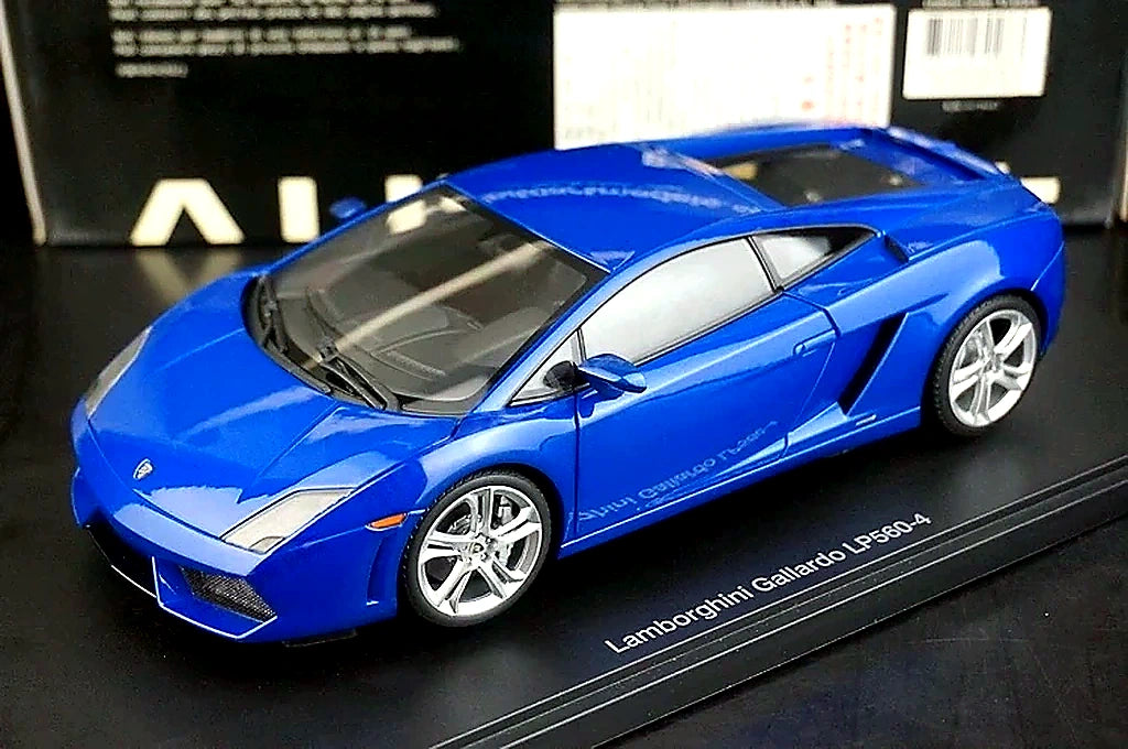 AutoArt Lamborghini 2008 Gallardo LP560-4 بلو 1:18 – نموذج معدني قابل للجمع