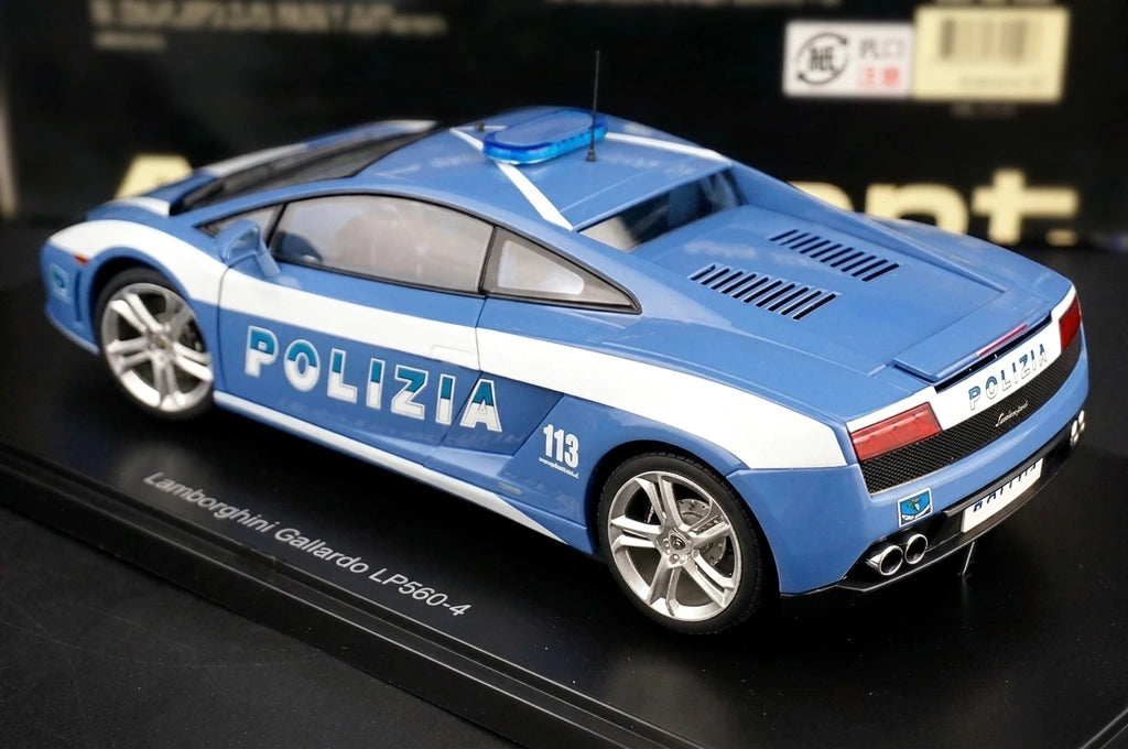 AutoArt Lamborghini 2008 Gallardo LP560-4 Polizia 1:18 – Modello da collezione in pressofuso