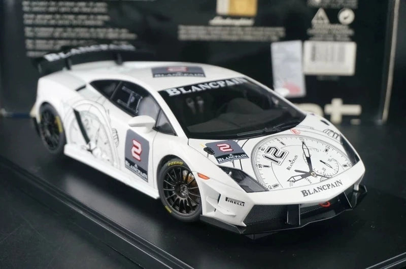 AutoArt Lamborghini 2008 Gallardo LP560-4 وايت 1:18 – نموذج معدني قابل للجمع من القالب المصبوب