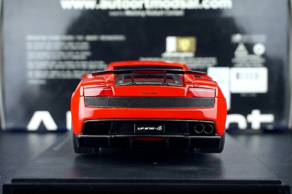 AutoArt Lamborghini 2010 Gallardo LP570-4 슈퍼레게라 레드 1:18 – 수집용 다이캐스트 모델 다이캐스트