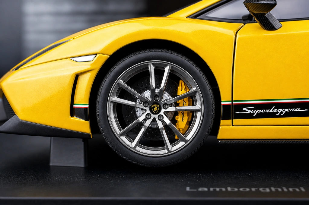AutoArt Lamborghini 2010 Gallardo LP570-4 Superleggera Yellow 1:18 – Modello da collezione in pressofuso