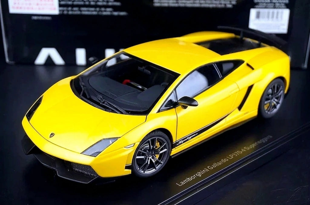 AutoArt Lamborghini 2010 Gallardo LP570-4 Superleggera Yellow 1:18 – Modello da collezione in pressofuso