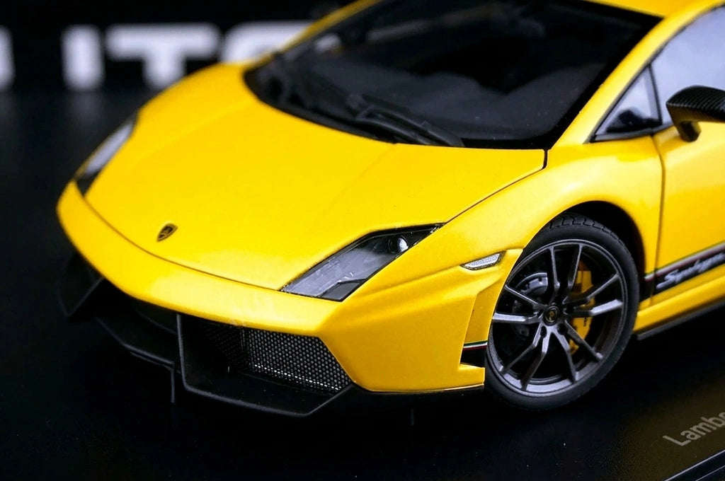 AutoArt Lamborghini 2010 Gallardo LP570-4 Superleggera Yellow 1:18 – Modello da collezione in pressofuso