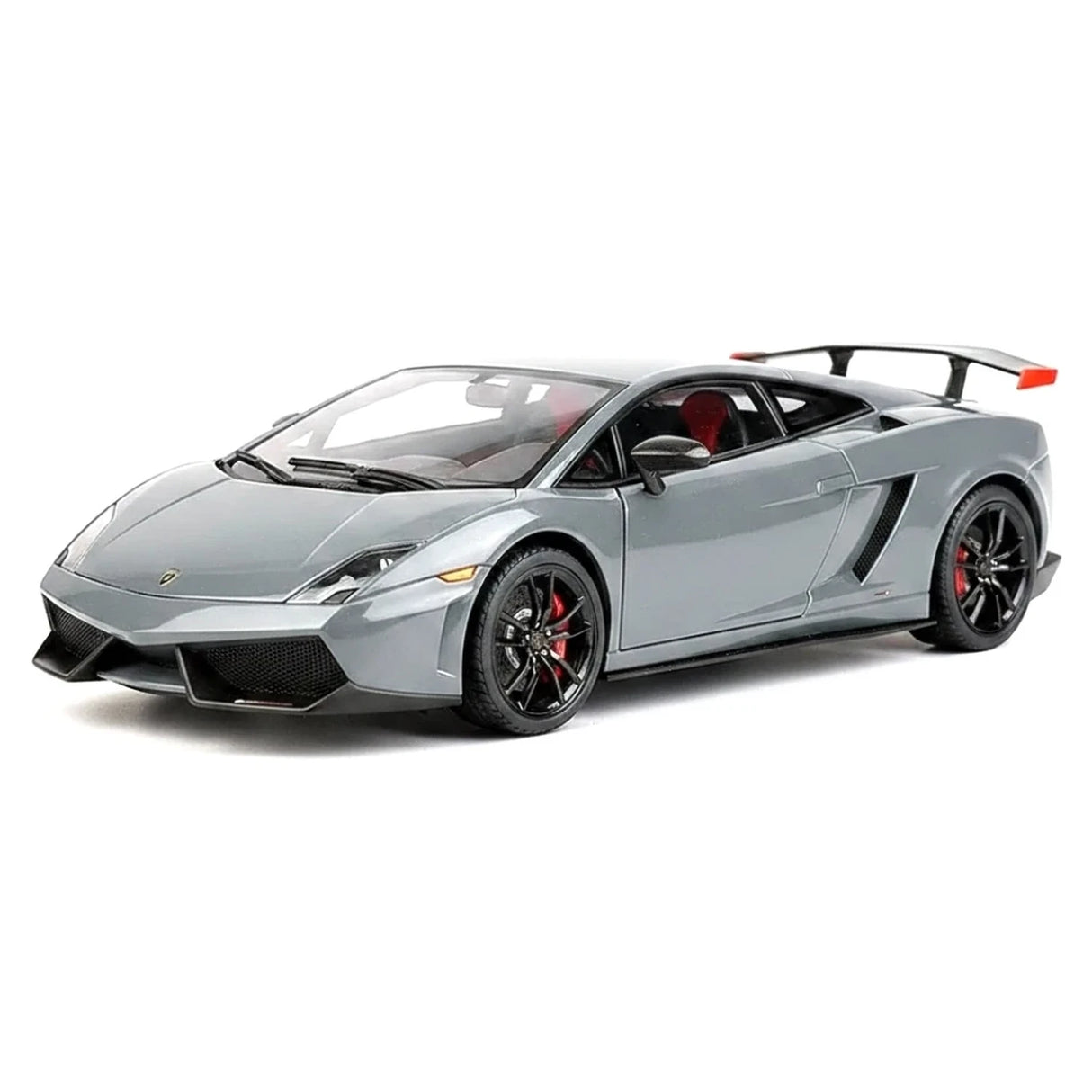 AutoArt Lamborghini 2011 Gallardo LP570-4 سوبر تروفيو سترادالي رمادي 1:18 – نموذج معدني قابل للجمع مصبوب، مصبوب.