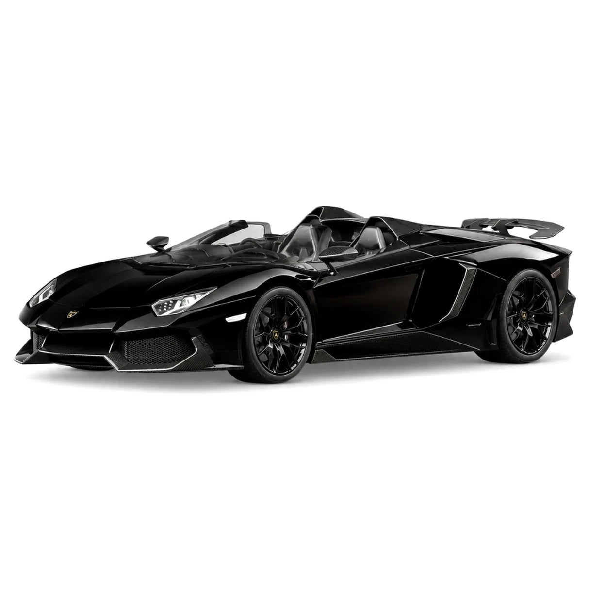 AutoArt Lamborghini 2012 Aventador J Black 1:18 – نموذج معدني قابل للجمع من القالب المصبوب