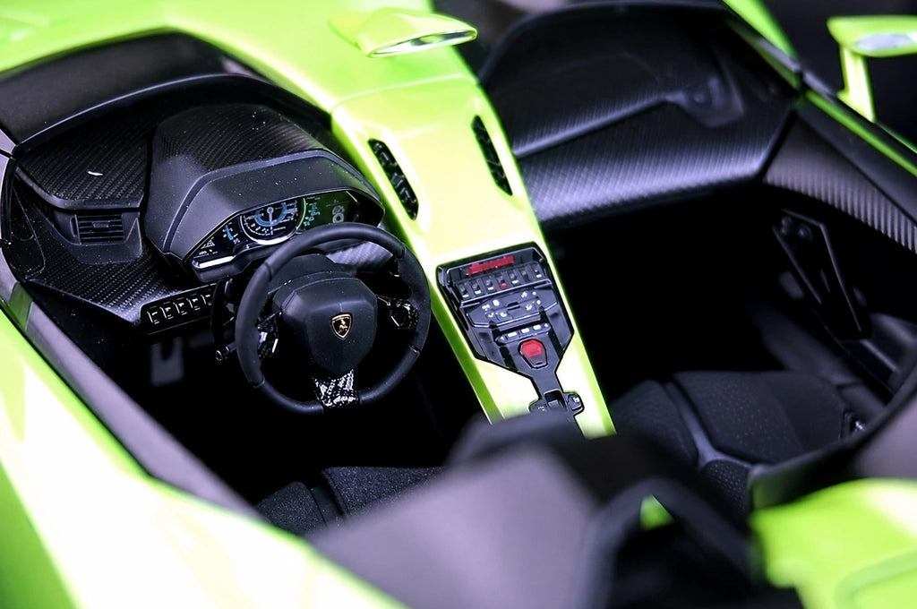 AutoArt Lamborghini 2012 Aventador J Green 1:18 – Collectible Diecast Model Die-Cast