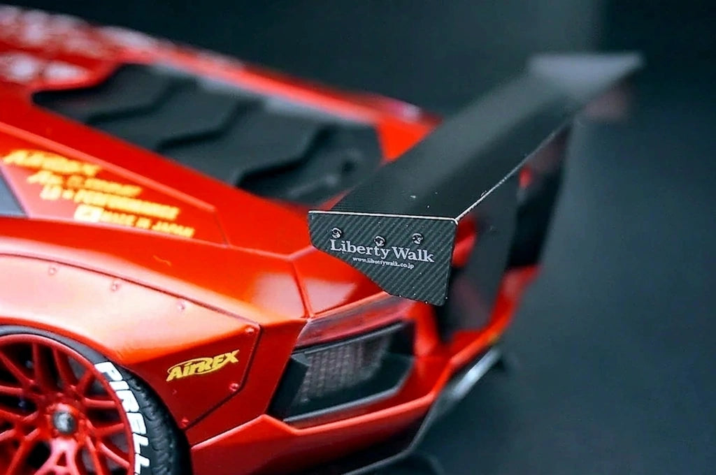 AutoArt Lamborghini 2012 Aventador LP700-4 LB-ووركس بورغندي 1:18 – نموذج معدني قابل للجمع مصنوع من القالب المصبوب